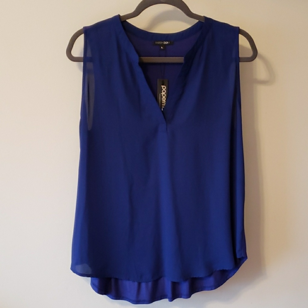 Fayette Mixed Material Blouse